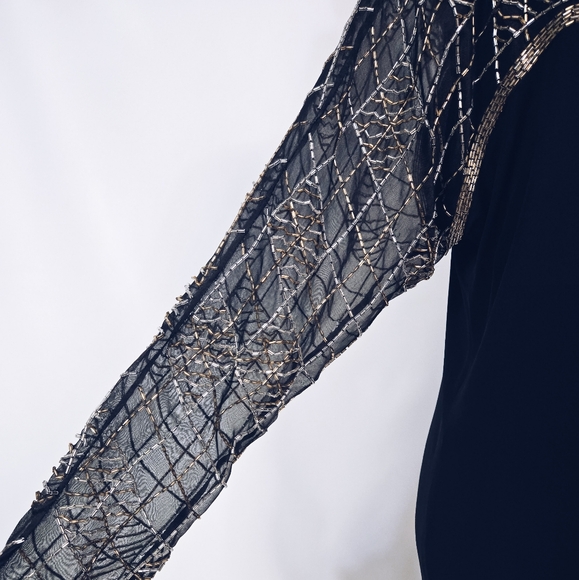 Veena Vintage Beaded Cocktail Dress - Picture 10 of 14